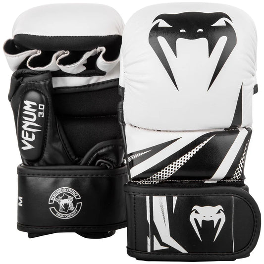 Guantes de MMA Venum Challenger 3.0 (Sparring) (Blanco / Negro (Disponible en Costa Rica y por Encargo)