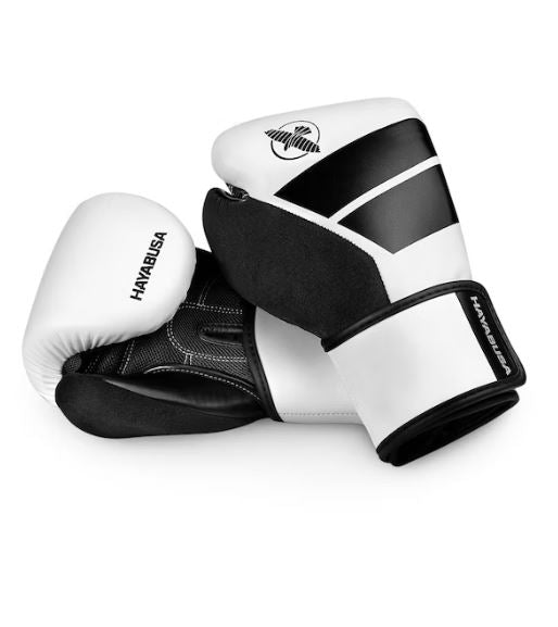 Guantes de Box Hayabusa S4 para Niños (Blanco / Negro) (Disponible por Encargo)