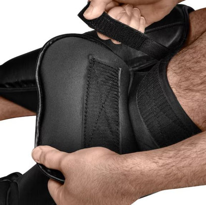 Espinilleras Hayabusa T3 Edición Full Back (Negro) (Disponible por Encargo)