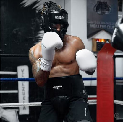 Guantes de Box Hayabusa Pro con Cierre con Cordón (Blanco) (Disponible por Encargo)
