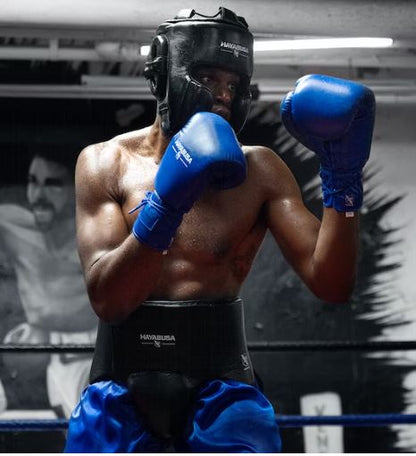 Guantes de Box Hayabusa Pro con Cierre con Cordón (Azul) (Disponible por Encargo)