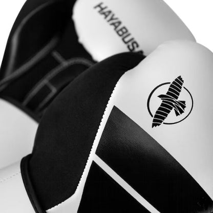 Guantes de Box Hayabusa S4 (Blanco / Negro) (Disponible por Encargo)