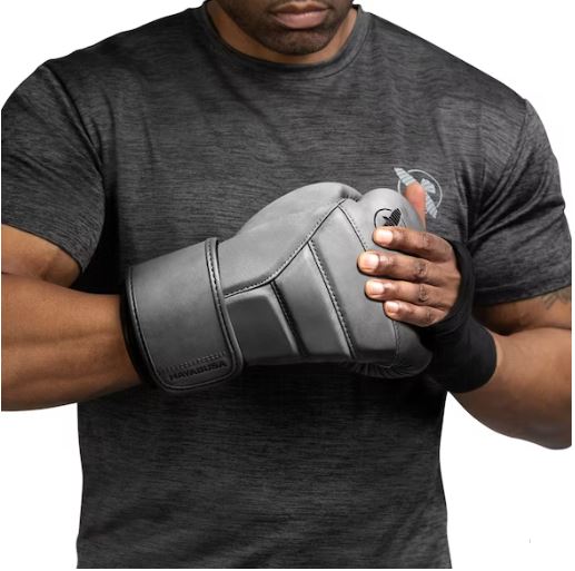 Guantes de Box Hayabusa T3 de Cuero de Lujo (Gris) (Disponible por Encargo)