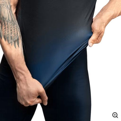 Rashguard Manga Corta Hayabusa Geo (Azul) (Disponible por Encargo)