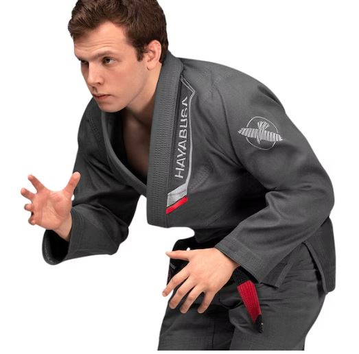 Uniforme de Jiujitsu Brasileño Liviano Hayabusa Ultra-Lightweight (Gris) (Disponible por Encargo)