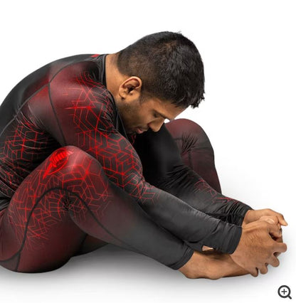 Spats (Licra Larga) Hayabusa Geo (Rojo) (Disponible por Encargo)