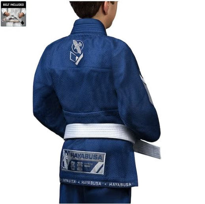Uniforme de Jiujitsu Brasileño Hayabusa Ascend para Niño (Azul) (Disponible por Encargo)