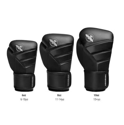 Guantes de Box Hayabusa T3 para Niños (Negro) (Disponible por Encargo)