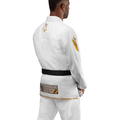 Uniforme de Jiujitsu Brasileño Liviano Hayabusa Ascend (Blanco) (Disponible por Encargo)