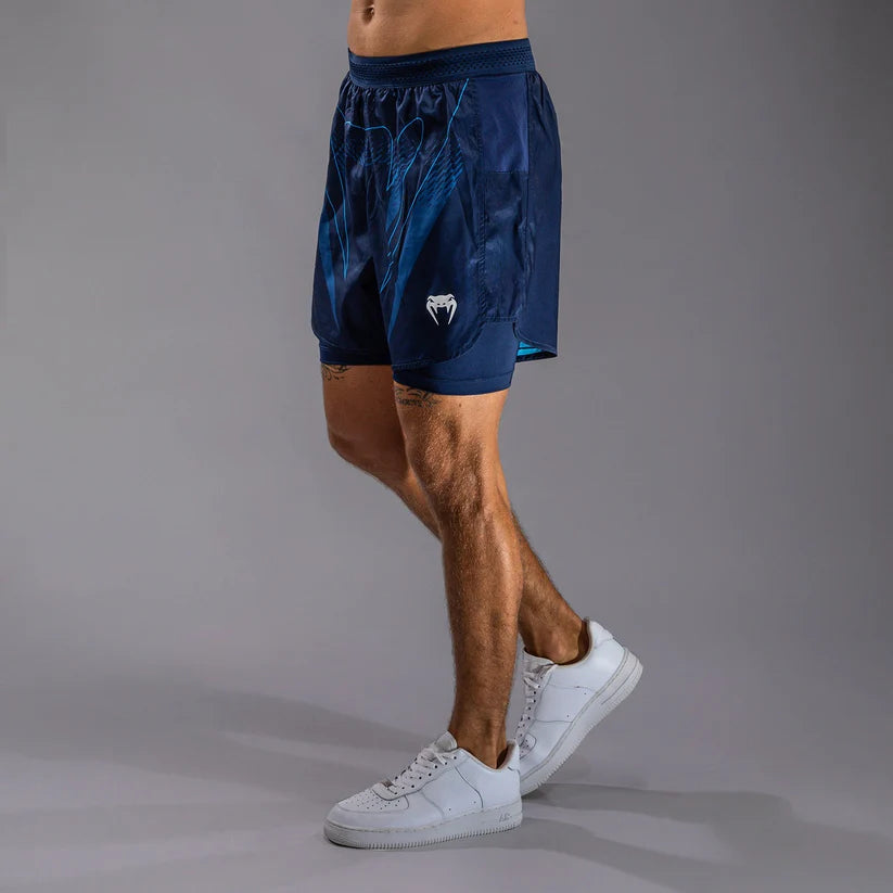 Shorts de Entrenamiento para Hombre Venum x Top Rank (Azul) (Disponible en Costa Rica)
