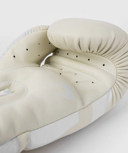 Guantes de Box Venum Elite (Marfil / Blanco) (Disponible por Encargo)