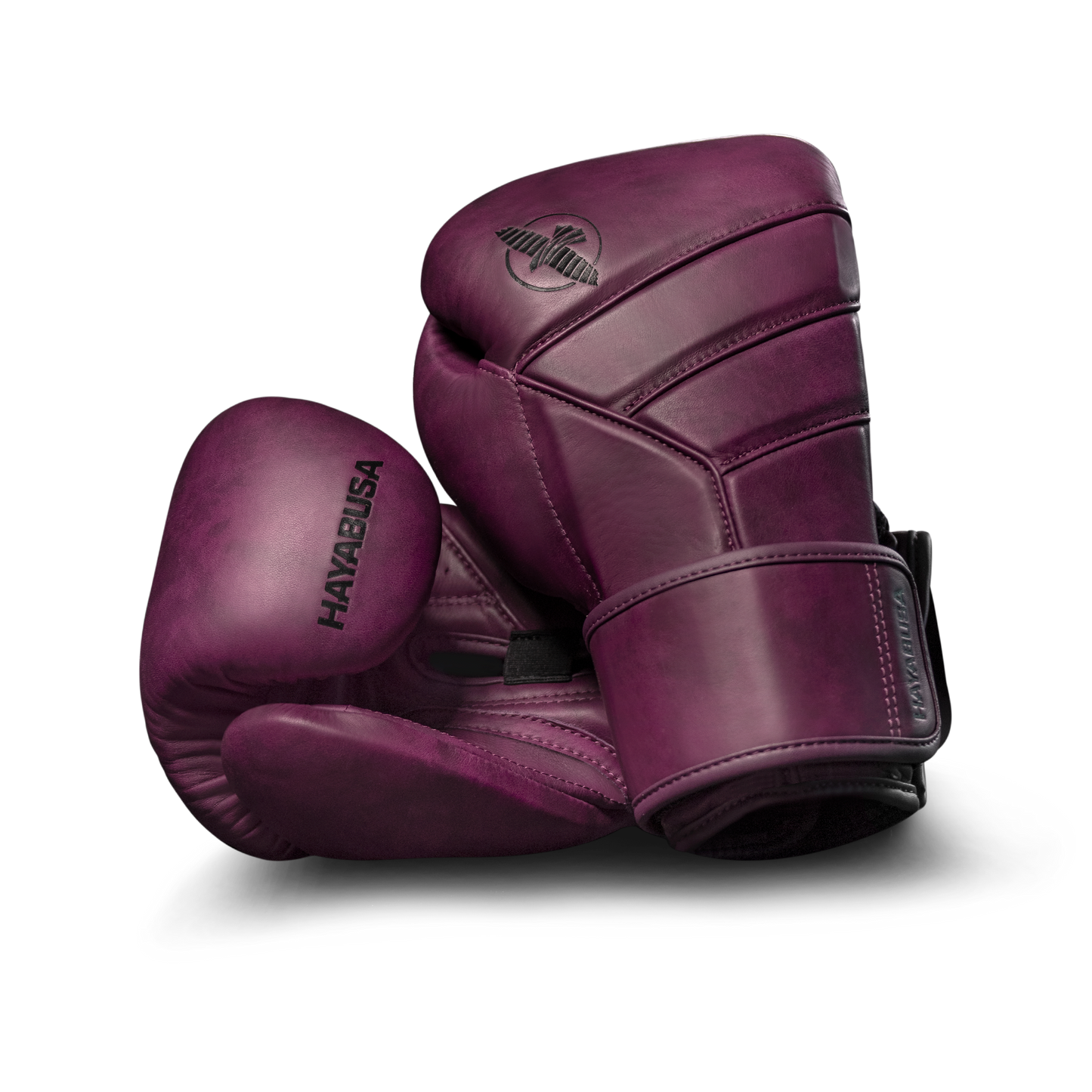 Guantes de Box Hayabusa T3 de Cuero de Lujo (Morado) (Disponible por Encargo)