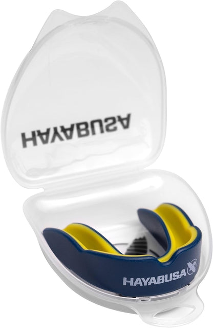 Bucal Hayabusa Combat para Niño (Azul / Amarillo) (Disponible por Encargo)