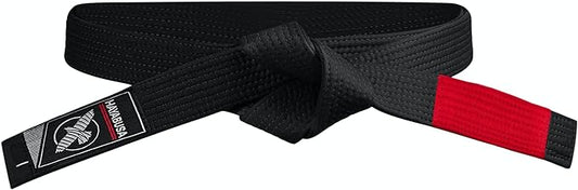 Cinta de Jiujitsu Brasileño Hayabusa (Negra) (Disponible en Costa Rica)