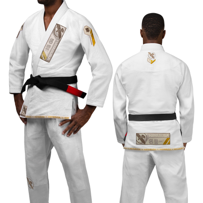 Uniforme de Jiujitsu Brasileño Liviano Hayabusa Ascend (Blanco) (Disponible por Encargo)