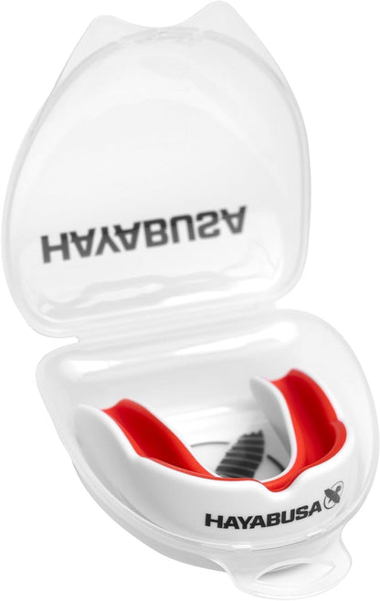 Bucal Hayabusa Combat para Niño (Blanco / Rojo) (Disponible por Encargo)