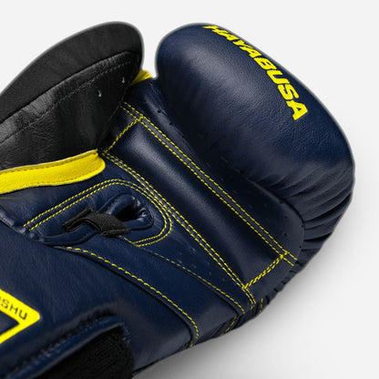 Guantes de Box Hayabusa T3 (Azul / Amarillo) (Disponible por Encargo)