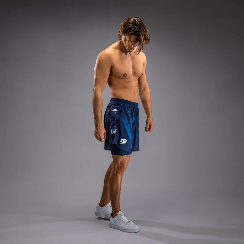 Shorts de Entrenamiento para Hombre Venum x Top Rank (Azul) (Disponible en Costa Rica)