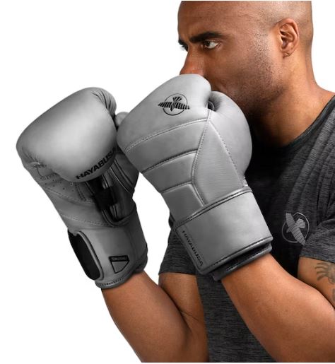 Guantes de Box Hayabusa T3 de Cuero de Lujo (Gris) (Disponible por Encargo)