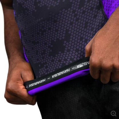 Rashguard Manga Corta Hayabusa Ranked (Morado) (Disponible por Encargo)