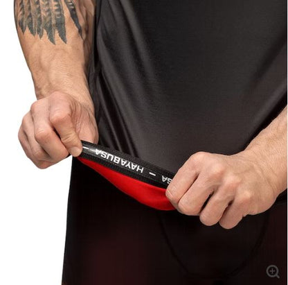 Rashguard Manga Corta Hayabusa Geo (Rojo) (Disponible por Encargo)