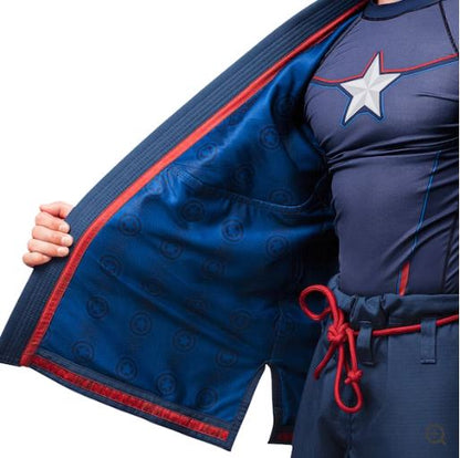 Uniforme de Jiujitsu Brasileño Hayabusa Capitán América (Marvel) (Disponible por Encargo)