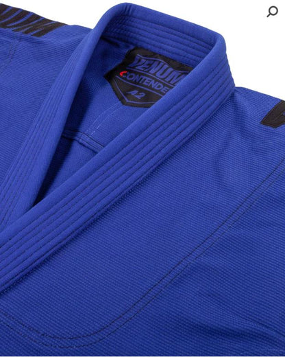 Uniforme de Jiujitsu Brasileño Venum Contender Evo (Azul) (Disponible en Costa Rica y por Encargo)