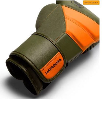Guantes de Box Hayabusa T3 Edición Especial (Verde / Anaranjado) (Disponible por Encargo)