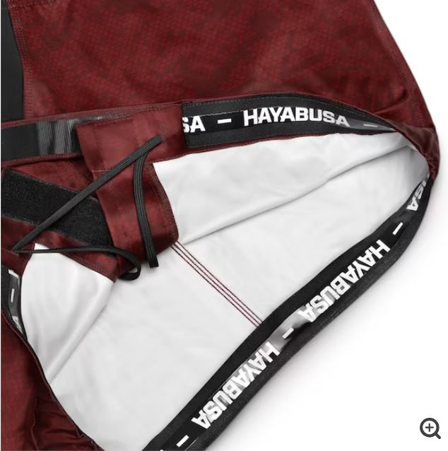 Fightshorts Hayabusa Hexagon (Cortos) (Rojo) (Disponible por Encargo)