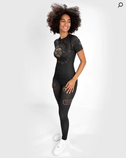 Rashguard Manga Corta para Mujer Venum Santa Muerte Dark Side (Disponible en Costa Rica y por Encargo)