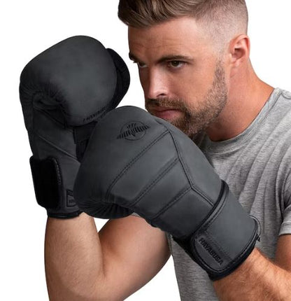 Guantes de Box Hayabusa T3 de Cuero de Lujo (Negro) (Disponible por Encargo)