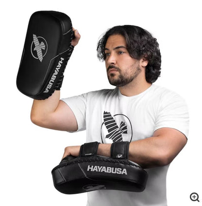 Thai Pads Hayabusa PTS3 (Negro / Blanco) (Disponible por Encargo)