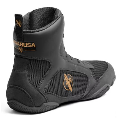 Zapatos de Box Hayabusa Pro (Negro) (Disponible por Encargo)