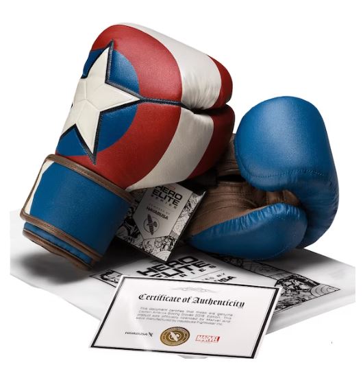 Guantes de Box Hayabusa T3 Edición Capitán América Steve Rogers (Marvel) (Disponible por Encargo)