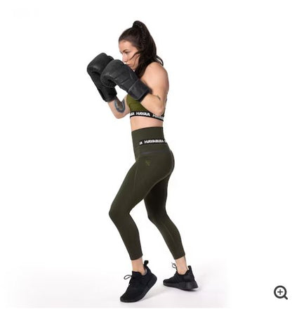 Licras de Entrenamiento Hayabusa Rise 3/4 (Verde) (Disponible por Encargo)