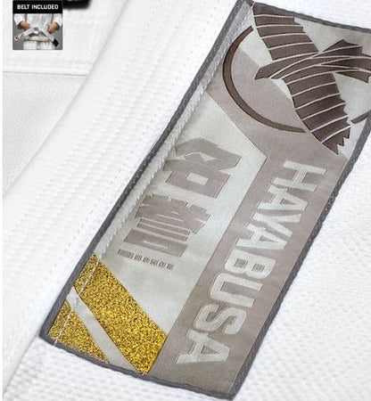 Uniforme de Jiujitsu Brasileño Hayabusa Ascend para Niño (Blanco) (Disponible por Encargo)