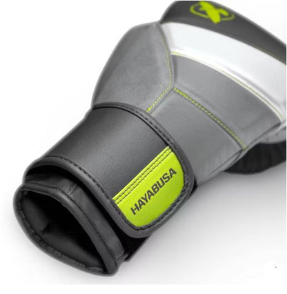 Guantes de Box Hayabusa T3 (Gris / Verde) (Disponible por Encargo)