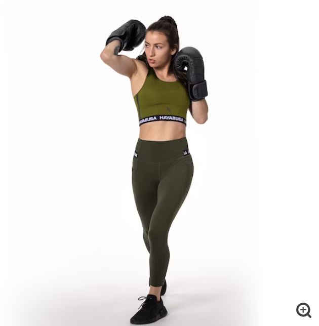Sports Bra Hayabusa Crossback (Verde) (Disponible por Encargo)