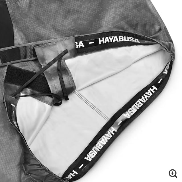 Fightshorts Hayabusa Hexagon (Cortos) (Gris) (Disponible por Encargo)