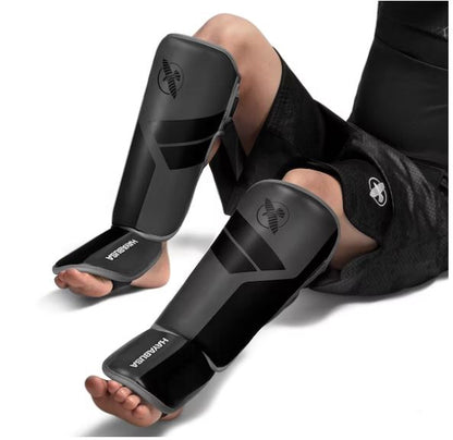 Espinilleras para Niño Hayabusa S4 (Gris / Negro) (Disponible por Encargo)