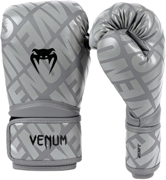Guantes de Box Venum Contender 1.5 XT (Gris / Negro) (Disponible en Costa Rica y por Encargo)