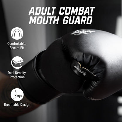 Bucal Hayabusa Combat (Negro / Dorado) (Disponible en Costa Rica y por Encargo)