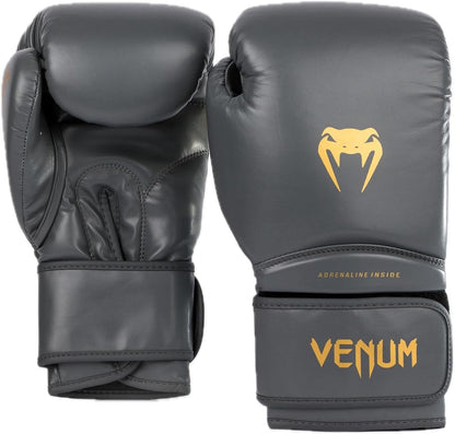 Guantes de Box Venum Contender 1.5 (Gris / Dorado) (Disponible por Encargo)