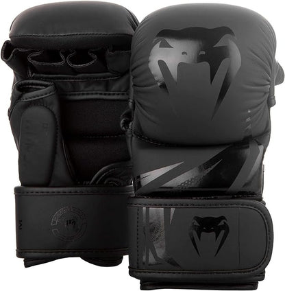 Guantes de MMA Venum Challenger 3.0 (Sparring) (Negro / Negro) (Disponible por Encargo)