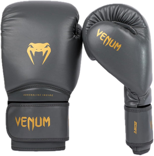 Guantes de Box Venum Contender 1.5 (Gris / Dorado) (Disponible por Encargo)