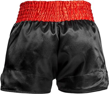 Fightshorts de Muay Thai Venum Classic (Negro / Rojo / Dorado) (Disponible por Encargo)