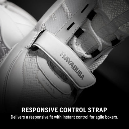 Zapatos de Box Hayabusa Strike (Blanco) (Disponible por Encargo)