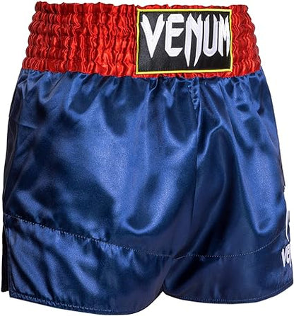 Fightshorts de Muay Thai Venum Classic (Azul / Rojo / Blanco) (Disponible por Encargo)