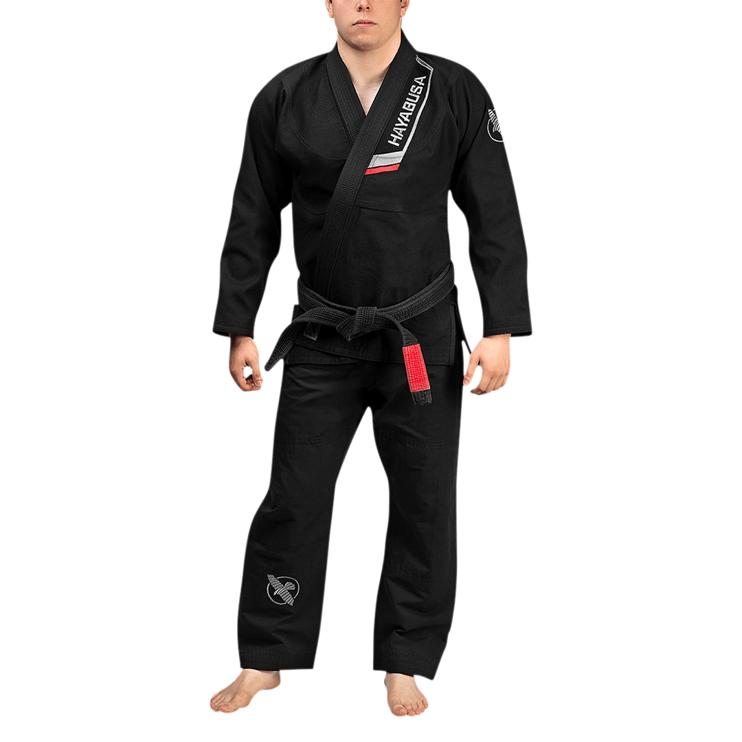 Uniforme de Jiujitsu Brasileño Liviano Hayabusa Ultra-Lightweight (Negro) (Disponible por Encargo)