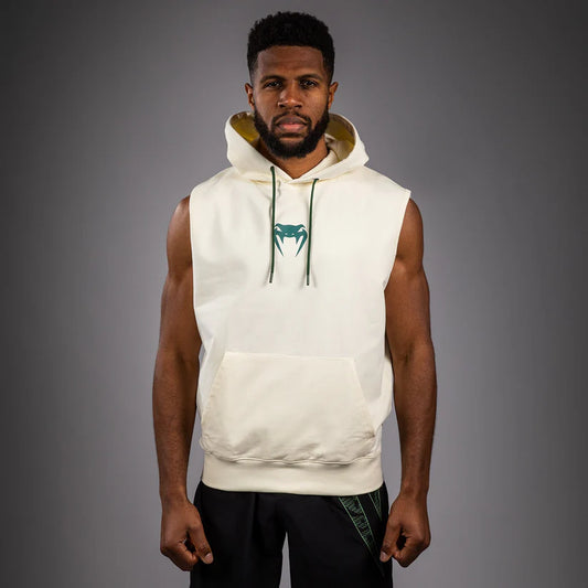 Sudadera sin Mangas para Hombre Venum Sparring (Blanco) (Disponible en Costa Rica y por Encargo)